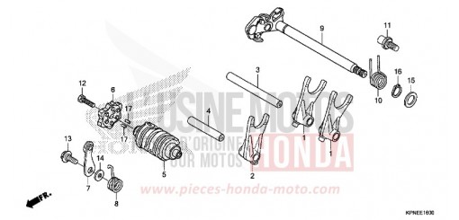 GEARSHIFT DRUM GLR1251WHF de 2015